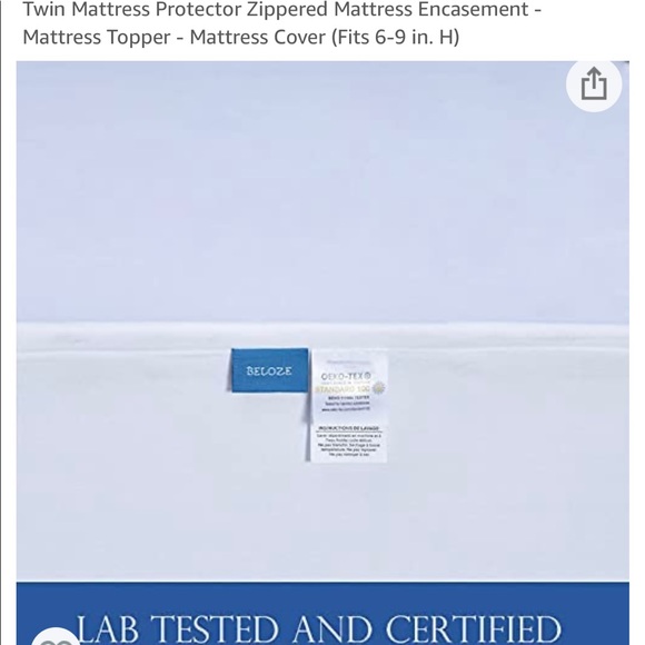 NWOT Twin XL Mattress protector - Picture 6 of 6